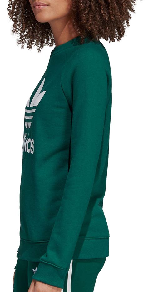 Adidas green sweatshirts